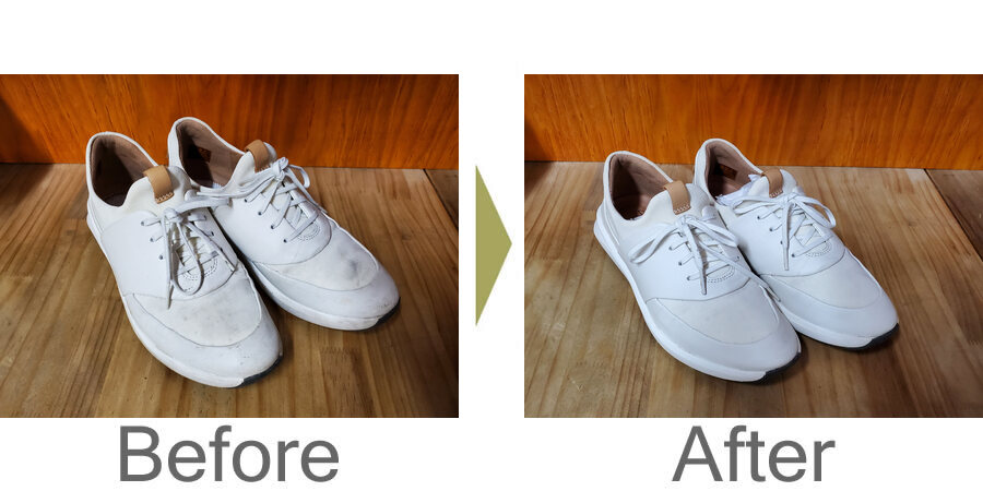 スニーカー 破れ修理